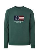 Lexington Clothing Barry Cotton Sweatshirt Grön