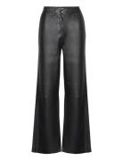 Marc O'Polo Leather Pants Svart