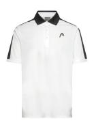 Head Slice Polo Shirt Men Vit