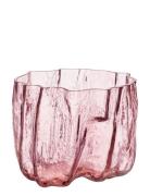 Kosta Boda Crackle Vase Rosa