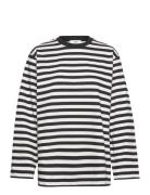 Mads Nørgaard Heavy Single Stripe Noelle Ls Tee Svart