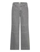 Mads Nørgaard Grey Stripe Denim Krauer Jeans Grå