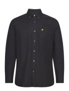 Lyle & Scott Plain Flannel Shirt Svart