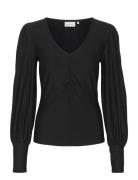 Gestuz Rifagz V-Neck Blouse Noos Svart