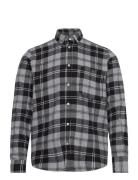 Woodbird Fling Check Shirt Grå