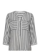 Tom Tailor Blouse Striped Marinblå