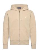 Polo Ralph Lauren Loopback Fleece Full-Zip Hoodie Beige