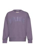 Tom Tailor Over Printed Sweatshirt Lila