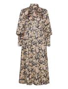 By Ti Mo Jacquard Midi Dress Svart