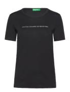United Colors Of Benetton Short Sleeves T-Shirt Svart