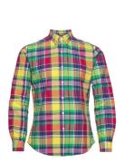 Polo Ralph Lauren Slim Fit Plaid Oxford Shirt Gul