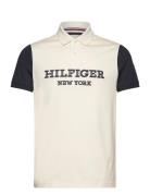 Tommy Hilfiger Monotype Colourblock Reg Polo Beige