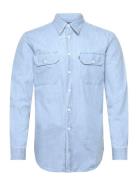 Lexington Clothing Classic Indigo Shirt Blå