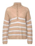 MOS MOSH Mmbryna Thora Stripe Knit Beige