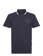 Armani Exchange Polo Marinblå