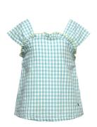 Bobo Choses Vichy Woven Top Blå