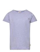 Petit Piao T-Shirt S/S Motif Blå