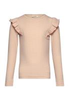 Lil'Atelier Nmfbaya Ls Slim Top Lil Beige