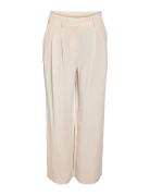 NOISY MAY Nmamanda Hw Wide Pants Beige