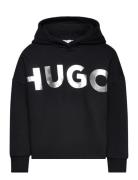 Hugo Kids Hooded Sweatshirt Svart