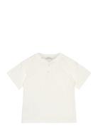 Mango Essential Cotton-Blend T-Shirt Vit