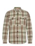 ONLY & SONS Onsmilo Ovr Ctn Check Ls Shirt Noos Brun