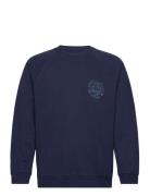 Edwin Edwin Music Channel Sweat - Maritime Blue Blå