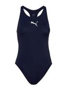 Puma Swim Puma Swim Women Racerback Swimsuit Marinblå