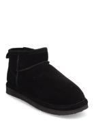 Bianco Biasnow Ancle Boot Suede Svart