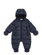 Tommy Hilfiger Baby Monotype Tape Ski Suit Marinblå