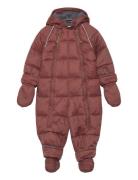 Mikk-line Puff Baby Suit W Acc Rec. Brun