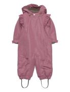 En Fant Snowsuit Glitter Rosa