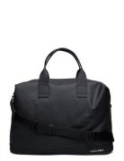 Calvin Klein Rubberized Weekender Svart