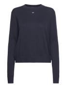 Tommy Jeans Tjw Essential Crew Neck Sweater Marinblå