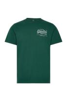 Superdry Classic Vl Heritage Chest Tee Grön