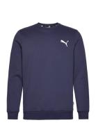 PUMA Ess Small Logo Crew Fl Marinblå