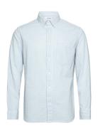 Selected Homme Slhreg-Reil Shirt Ls Seersucker Blå