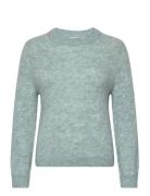 Vila Vijamina O-Neck L/S Knit Top - Noos Blå