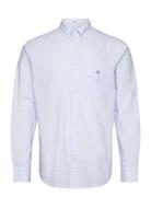 GANT Reg Classic Poplin Gingham Shirt Blå