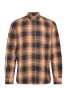 French Connection Checked Flannel Orange