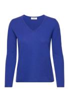 Rosemunde Cashmere V-Neck Blå