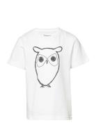 Knowledge Cotton Apparel Regular Big Owl T-Shirt - Gots/Vega Vit