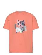 Tom Tailor Photoprint Over D T-Shirt Orange