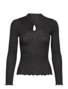 Rosemunde Wool T-Shirt Svart