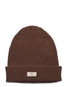 Copenhagen Colors Cotton Knitted Classic Beanie Brun