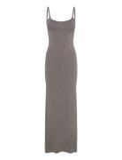 Gina Tricot Maxi Slip Dress Grå