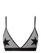 Understatement Underwear Mesh Triangle Bralette Svart