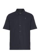 Clean Cut Copenhagen Calton Structured Shirt S/S Marinblå