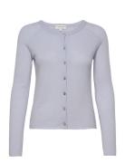 Rosemunde Rwlaica Ls O-Neck Raglan Cardigan Blå