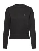 Calvin Klein Jeans Ck Embro Badge Sweater Svart